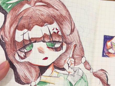 过年走亲戚给亲戚画了个花城!! 花城都画了是不是应该再来个谢怜呢?#走亲戚 #新年快乐 #天官赐福 #花城 #手绘