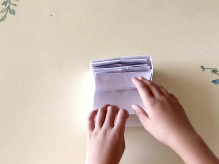 手把手教你折可收缩的盒子,简单又实用!【折纸】