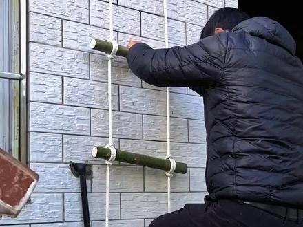 老祖宗千百年流传下来的云梯结,不学后悔一辈子 #云梯结#软梯结#云梯纵#实用绳结 #绳结教程