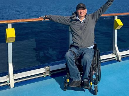 爱达地中海号的无障碍 #无障碍出游 #爱达地中海号邮轮 #残疾人旅游 #轮椅乘邮轮 #坐轮椅乘游轮