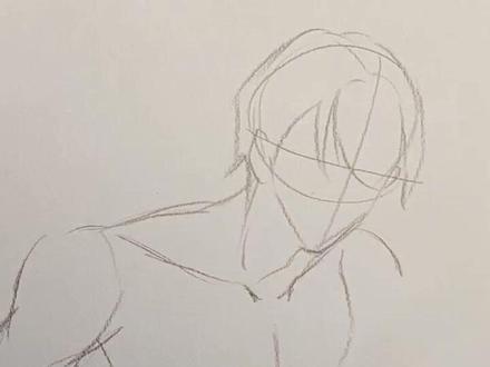 漫画男生的腹肌画法!腹肌不用画的太明显!