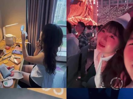 你耳机里的他我陪你去见了 『我陪你走的路你不能忘』👣#热门 #薛之谦 #薛之谦演唱会 #谦友