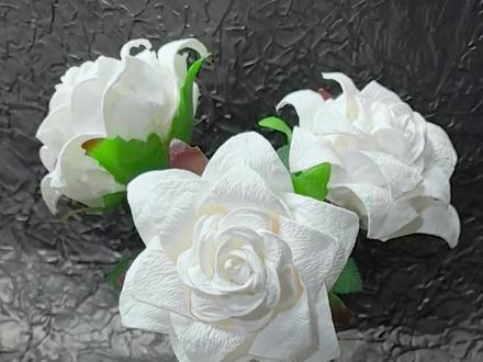 纸巾玫瑰花教程#手工diy #手工创意 #永生花永不凋谢的花