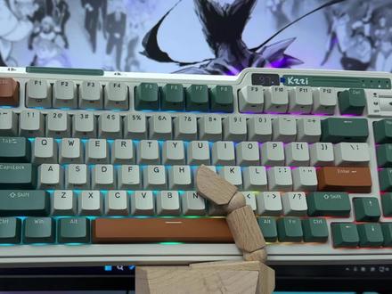 去年的卷王升级之后在今年还能打嘛?珂芝K75性能版#客制化键盘 #游戏外设 #机械键盘 #打工人专属键盘 #键盘发光