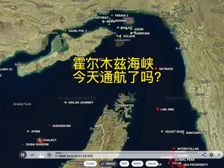 霍尔木兹海峡今天通航了吗?
#霍尔木兹海峡 #美伊冲突 #美股 #A股