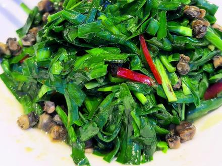 螺蛳肉炒韭菜#教你做美食 #做菜我是认真的努力做好每一道菜