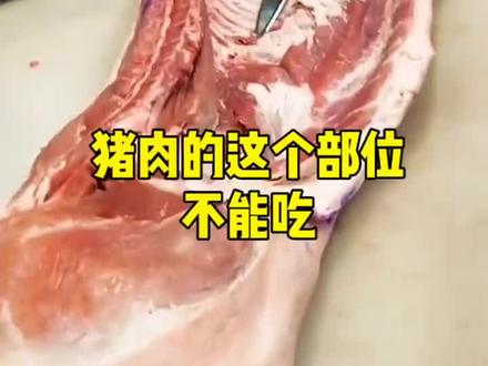 猪身上的这个部位不能吃!#食品安全 #猪肉 #感谢抖音 #生活小妙招
