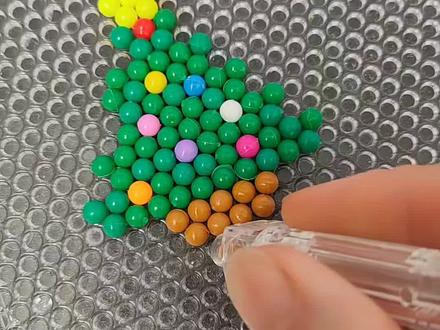 #手工diy 快和你的闺闺一起玩#喷水定型 #水雾魔珠 #创意手工 #手工玩具