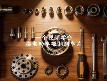 一分钟学会电动碟刹刹车片 换电动车碟刹刹车片教程#电动车 #电动车维修 #修车那点事 #学习 #教程