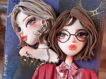 双子座来报道!
每晚6:30份直播间不见不散,每月月初月中有宠粉福利哦!
#双子座人物 #双子座 #粘土人物 #星座 #粘土教程 #手艺人 #原创作品 #来图定制