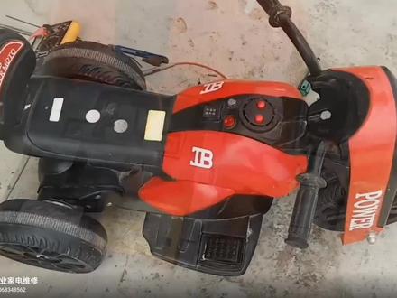 儿童电动玩具车坏,开机没有反应,维修好,详细的解决方法 #摩托车修理 #电动车 #摩托车改装 #机车