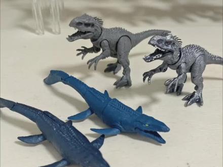 小朋友今日介绍:布鲁可侏罗纪世界第二弹,暴虐霸王龙和沧龙,普通款和隐藏款#侏罗纪恐龙模型 #小男孩的快乐 #创作者中心 #创作灵感 #抖音潮流玩家