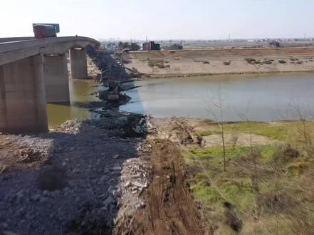 承载一代人记忆的黑狗垱老桥正式拆除#航拍 #家乡