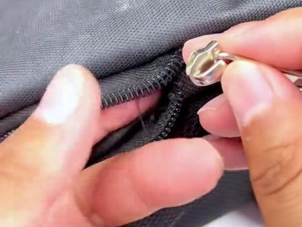 包包拉链头掉了,别再花冤枉钱,自己也能轻松安装!#拉链头安装技巧