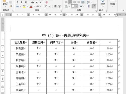 在Word表格中批量添加单位 #Word #office办公技巧