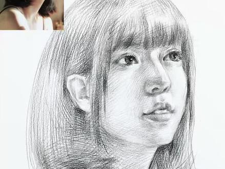 超简单的素描头像抓形方法,新手必学!#绘画 #画画 #动漫 #新手学画画 #绘画教程
