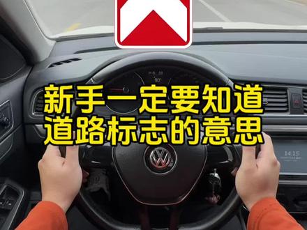 新手上路一定要知道的道路标志#每天一个用车知识 #驾驶技巧 #新手上路 #道路标志 #道路千万条安全第一条