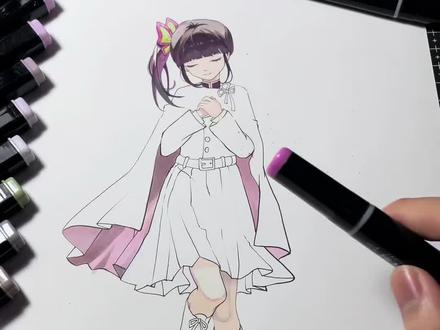🎨“粉蝶去,紫蝶随,幼蝶欲去被拦回” #鬼灭之刃 #香奈乎 #香奈惠 #蝴蝶忍 #手绘 临摹
绘画工具🛠️:梅森尼斯马克笔
原图:井鱼子