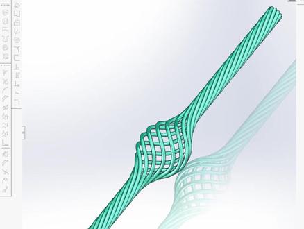 Solidworks绘制扭转钢缆模型零基础教程! #SolidWorks#SolidWorks建模#solidworks教学#机械#机械设计