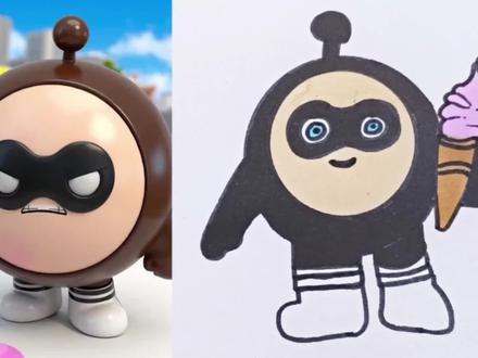 蛋仔宝我小猪佩奇带你飞#简笔画画画#动漫#二次元@抖音创作者中心 @抖音小助手 @抖音青少年