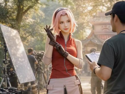 《火影忍者》真人版拍摄现场:木叶女角色合集(上)
#火影忍者 #春野樱 #雏田 #井野 #天天