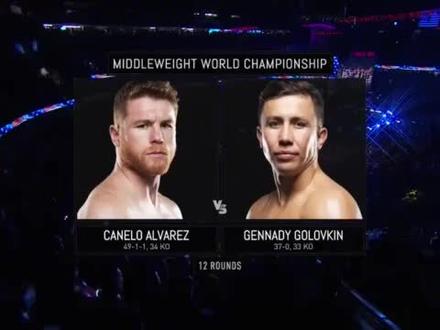 #经典拳赛再现:“战神GGG”戈洛夫金vs阿瓦雷兹(一番战)2017.9.17