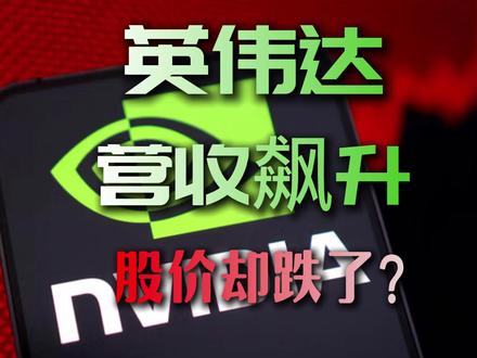 英伟达业绩炸裂,股价却跌? 英伟达Q1业绩爆表,投资者却不买账,五层蛋糕战略能否撑起未来增长?#财经 #国际新闻 #英伟达 #半导体 #美股