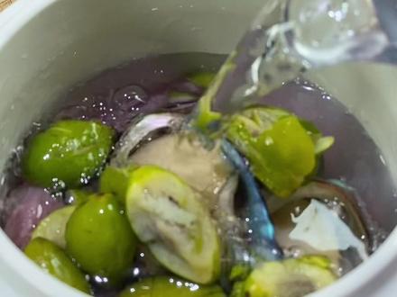 青橄榄鲍鱼瘦肉汤,此汤:清热解毒,清喉利咽,生津止渴润肺,#煲汤 #养颜养生 #跟着抖音学做菜