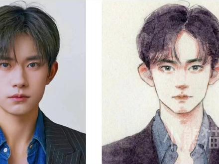 是谁的男朋友呀#易烊千玺 #画画 #线稿