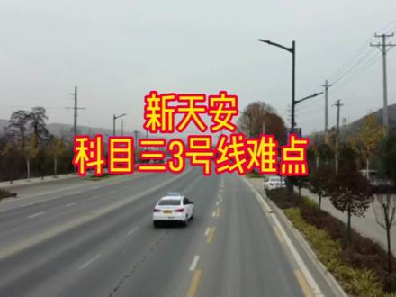 #新天安科目三#艾瑞泽#大刘教练
新天安科目三3号线难点解析