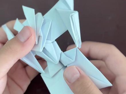 机甲折纸变形#手工折纸 #折纸教程