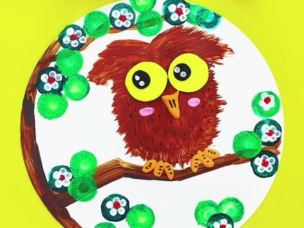 第291集 | 牙刷画:树杈上的猫头鹰!#猫头鹰 #牙刷画 #树 #绘画 #画画 #绘画教程 #画画教程 #儿童绘画 #儿童创意美术 #儿童创意画 #亲子教育 #亲子时光 #亲子手工 #育儿 #手工 #手绘 #手工DIY #手工画 #手工制作 #手工教程 #一起做手工 #少儿美术 #少儿创意美术 #少儿创意画 #幼儿美术 #幼儿创意美术 #幼儿手工 #幼儿园 #幼儿园美术 #幼儿园手工 #幼儿创意画 #创意美术 #创意画 #创意儿童画 #创意儿童美术 #创意儿童手工 #才艺 #创意 #美术 #每日一画 #零基础学画画 #一起学画画 #创作灵感 #儿童画 #儿童手工 #儿童创意手工 #儿童美术 #手艺人 #变废为宝 #废物利用 #丙烯画 #水粉画 #萌知计划 #青少年成长手册 #拓印 #拓印画 #棉签画