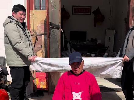 #老人73大寿 大年初四来给老爸过坎