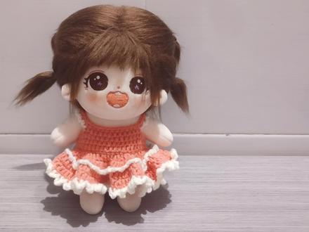 钩针粉白蛋糕裙02#钩针编织 #爱生活爱编织 #手工diy #手工 #毛线编织