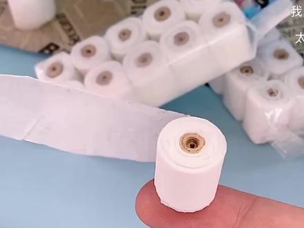 维达纸巾做一个可爱的迷你卷纸
#手工diy #维达