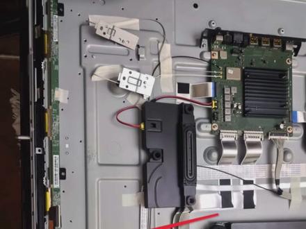 电视蓝屏,不用换屏维修技巧#家电维修#液晶屏维修