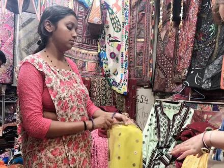 如何正确穿纱丽之印度风披肩#印度 #尼泊尔 #印度纱丽