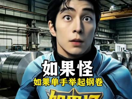 如果我能单手举起钢卷,能月入过万吗?#徒手举钢卷 #钢卷 #搞笑 #力量