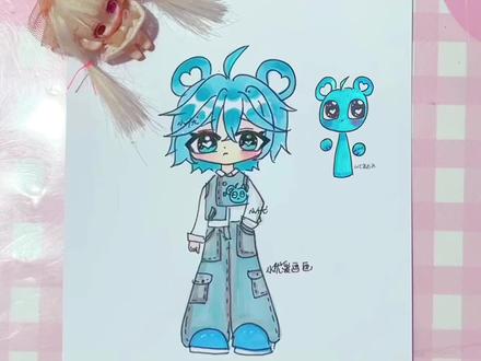 节奏盒子小天的两种画法#节奏盒子 #小天 #拟人 #简笔画