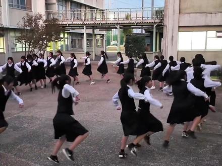 日本高中生的课间舞蹈 #日本女生 #高中生 #校园 #课间操 #日本