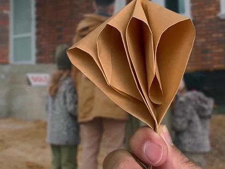 随时随地做一个最强双响手里炮,你学会了吗?#折纸教程 #手里炮 #简单折纸