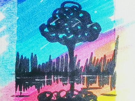 最简单的星空画法,你学会了吗?
#简笔画 #幼儿简笔画教程 #水彩笔画 #风景画 #风景画教程 #简笔画教程 #儿童简笔画