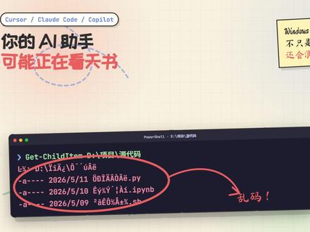 Windows默认编码正在偷吃你的token #ai编程 #大模型 #人工智能 #vibecoding #agent