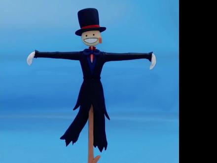 哈尔的移动城堡——稻草人 你的世界里有稻草人出现么,你又是谁的稻草人。#手工 #超轻粘土#软陶 #手工diy