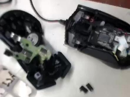 美商海盗船 阔剑鼠标 拆解视频