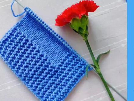 这个花样编织用来底边门襟太好看了,姐妹们学习吧 #编织教程 #手工制作