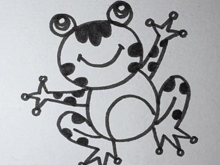 青蛙画法,你学会了吗?#简笔画 #画画教程 #学画画#亲子互动