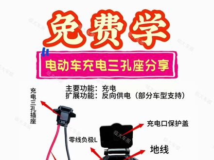 电动车充电口 #电动车维修技术培训 #创作者中心 #创作灵感 #电动车充电口 #电动车充电口改装