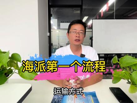 #物流老三 大家好,我是物流老三,今天给大家讲一下海派,分四个流程,第一个流程来了#跨境电商 #外贸出口 #干货分享 #专业的事交给专业的人