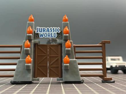 3分钟涂出大隐藏!布鲁可小恐龙也能非常好看#积木拼装玩具 #布鲁可#积木人#侏罗纪#恐龙